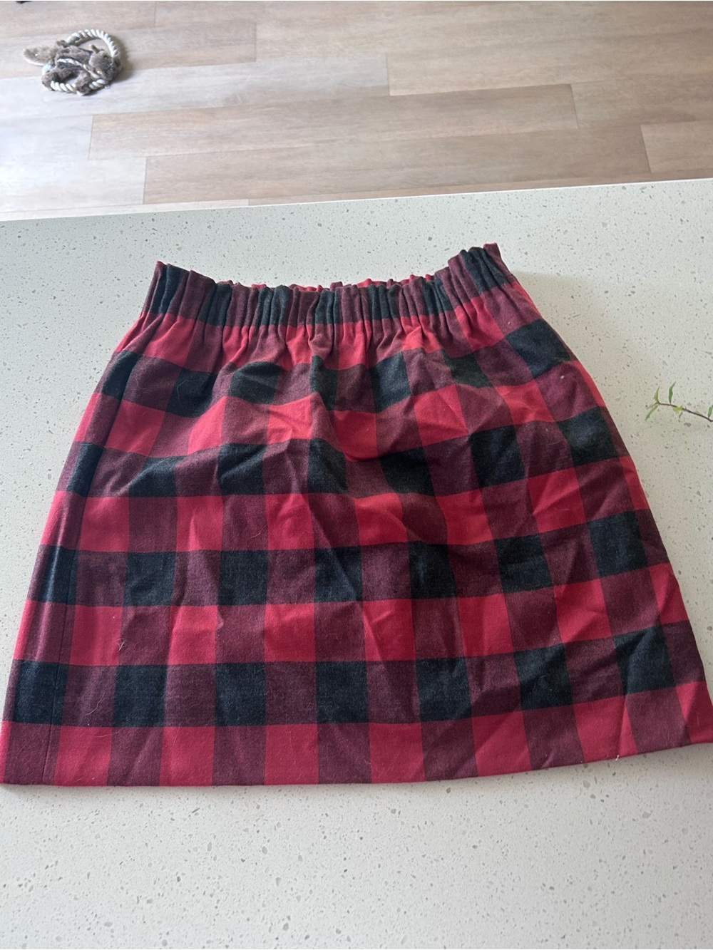J. Crew Red and Black Buffalo Plaid Mini Skirt